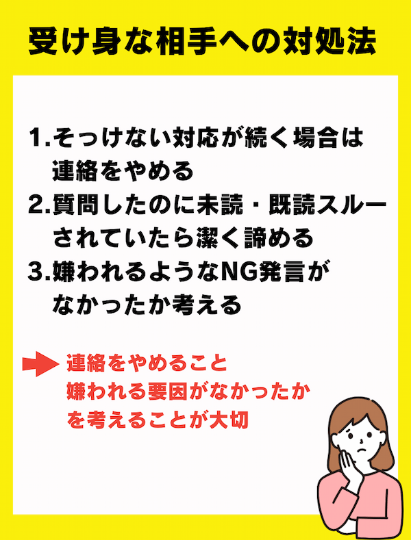 受け身な相手への対処法