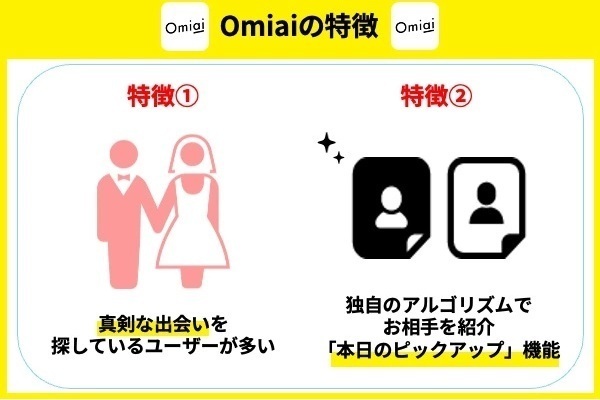 Omiaiの特徴