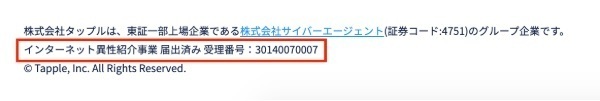 インターネット異性紹介事業の提出